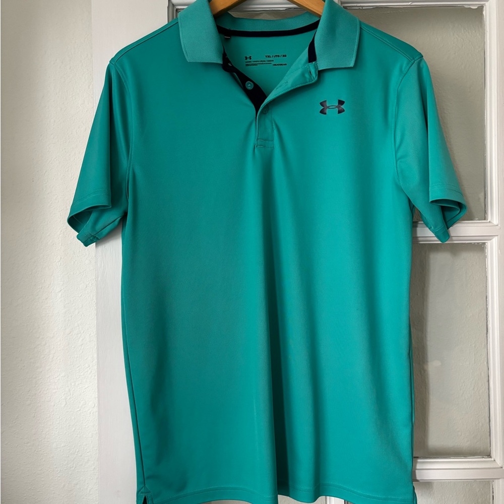Under Armour Teal Performance Polo Shirt